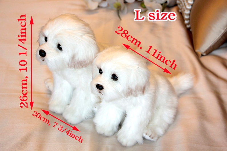 Bichon Frise Puppy Dog Stuffed Animal Super High Quality | Etsy