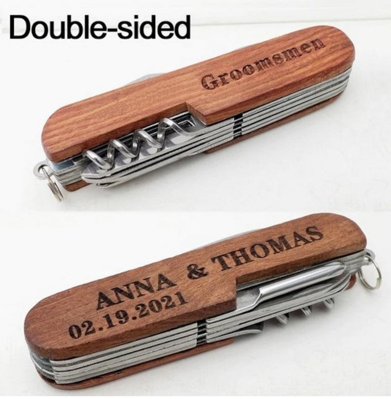 Personalized Pocket Knife Custom Multitool Knives Engraved Etsy