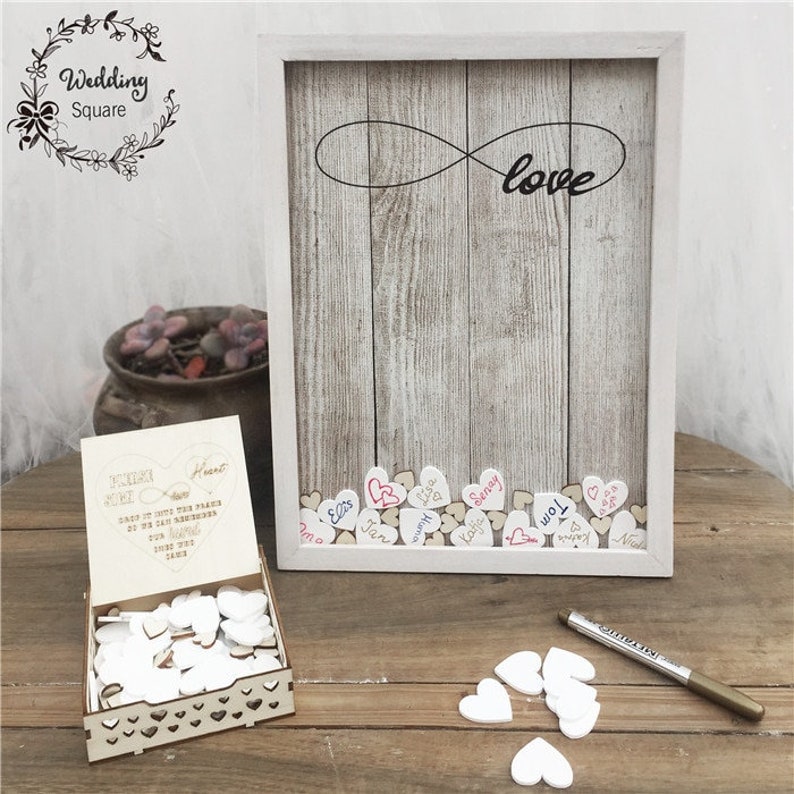 170pcs Hearts unique Wedding Decoration Rustic Sweet Wedding | Etsy