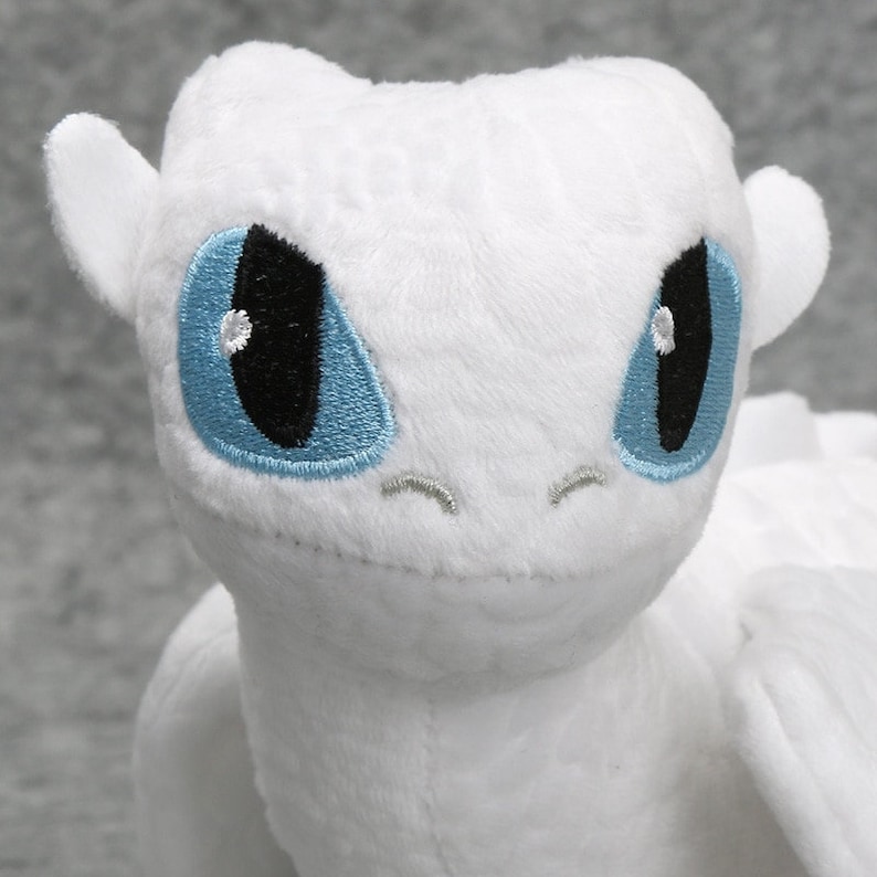 2pcs/set How to Train Your Dragon Plush Toys White Toothless Etsy