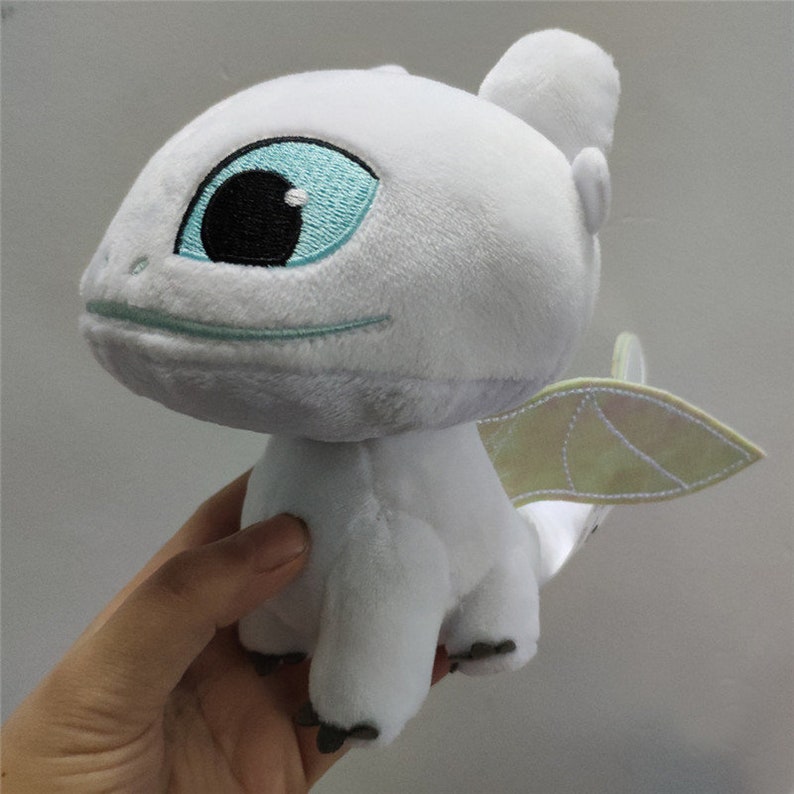 How to Train Your Dragon Plush Toys White Toothless Night Fury Etsy
