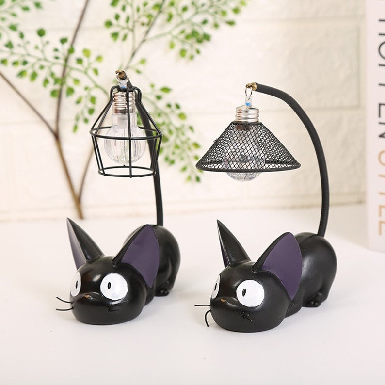 LED Night Light Toy JiJi Cat Action Figures Kids Birthday Gift Etsy