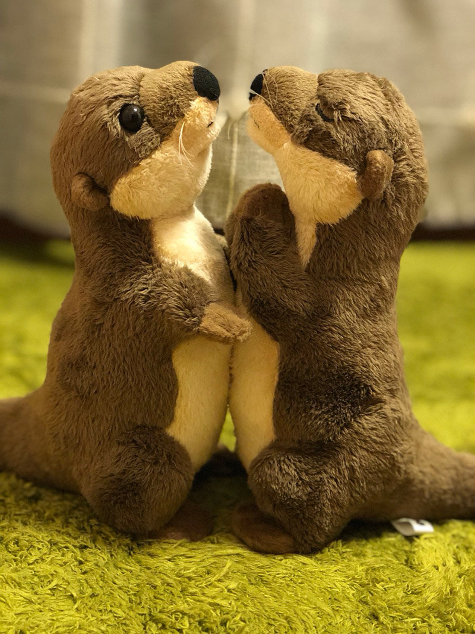 Eurasian River Otter Plush Toy Lifelike Wild Animals Etsy