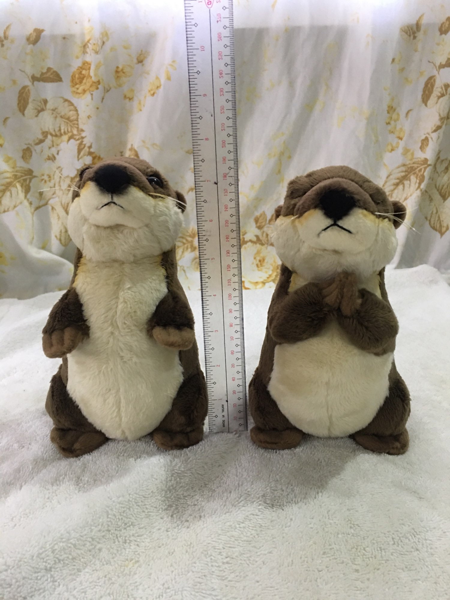 Eurasian River Otter Plush Toy Lifelike Wild Animals Etsy