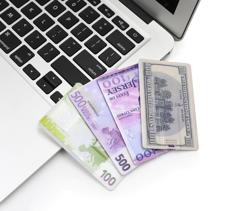 USB Flash Drive Dollar Pound Euro USB 2.0 4GB 8GB 16GB 32GB Etsy