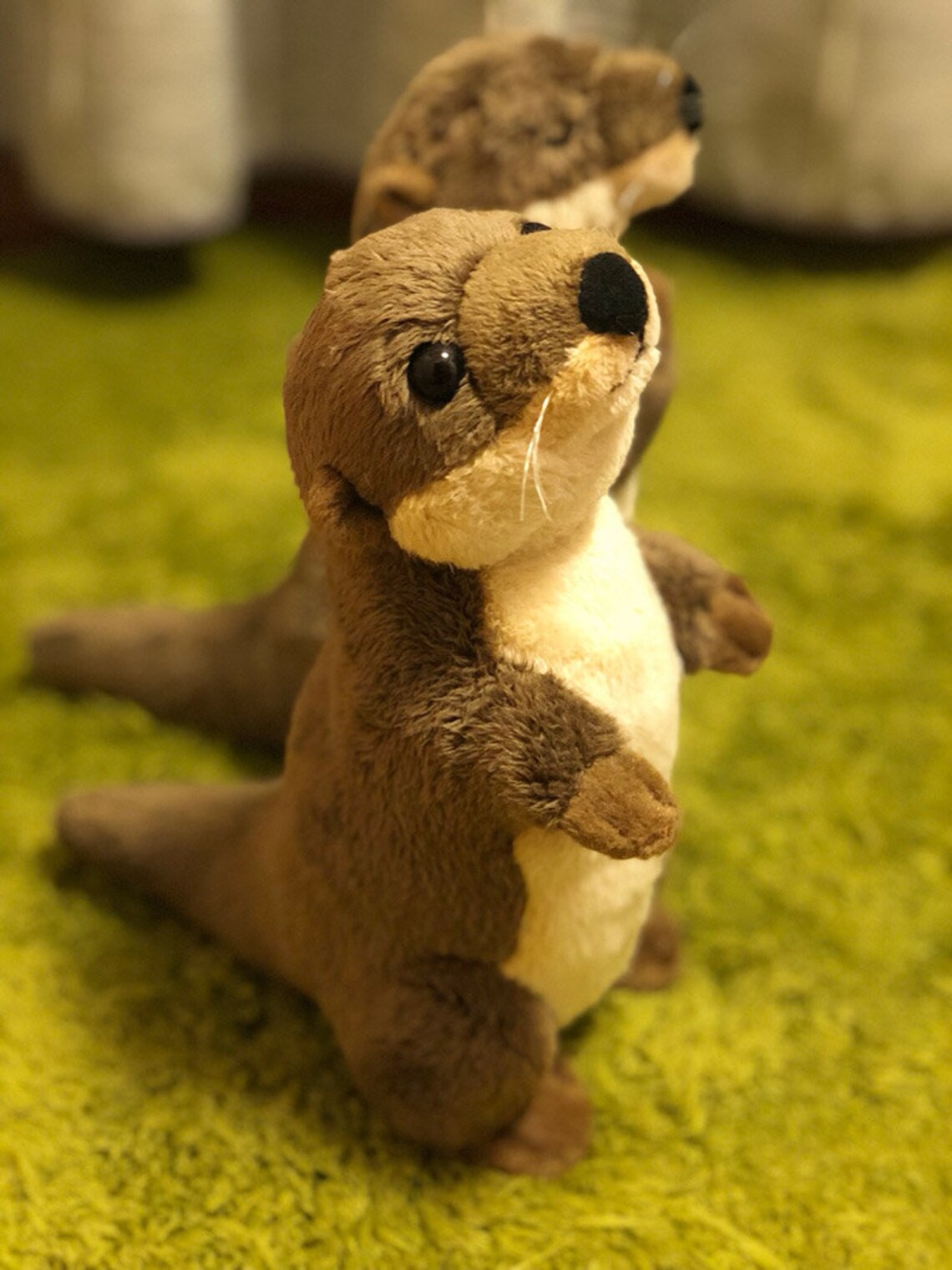 Eurasian River Otter Plush Toy Lifelike Wild Animals Etsy