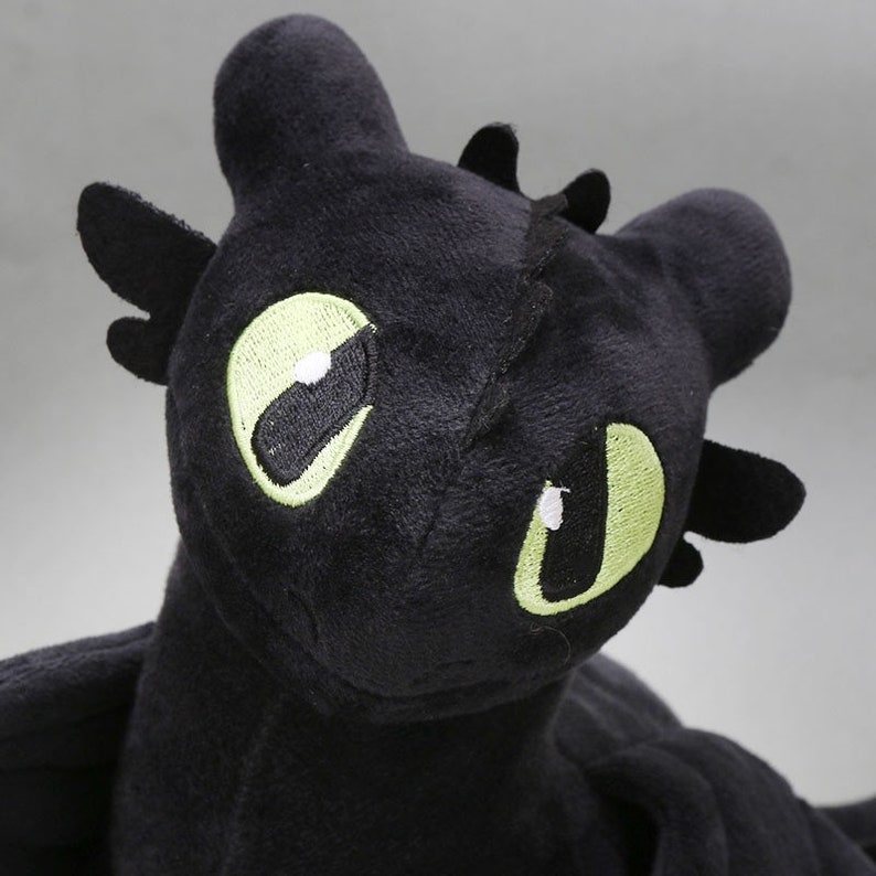 2pcs/set How to Train Your Dragon Plush Toys White Toothless Etsy
