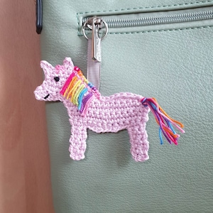 Handmade Horse Keychain and Bag Charm Gift for Horse Lovers and Equestrian Enthusiasts image 6