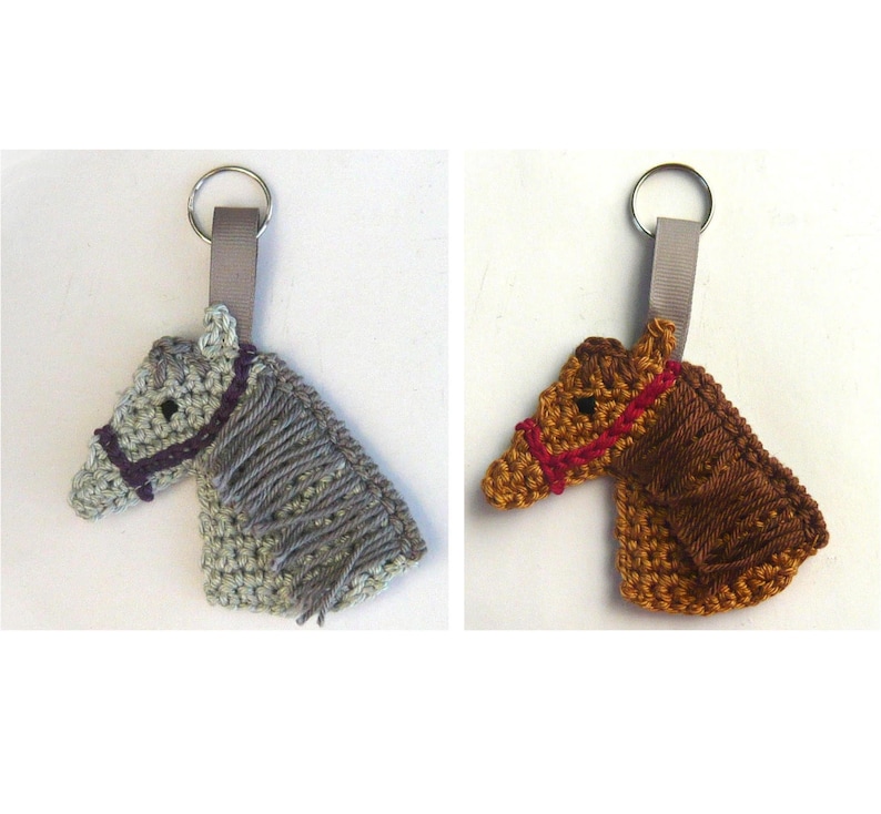 Handmade Horse Keychain and Bag Charm Gift for Horse Lovers and Equestrian Enthusiasts image 9