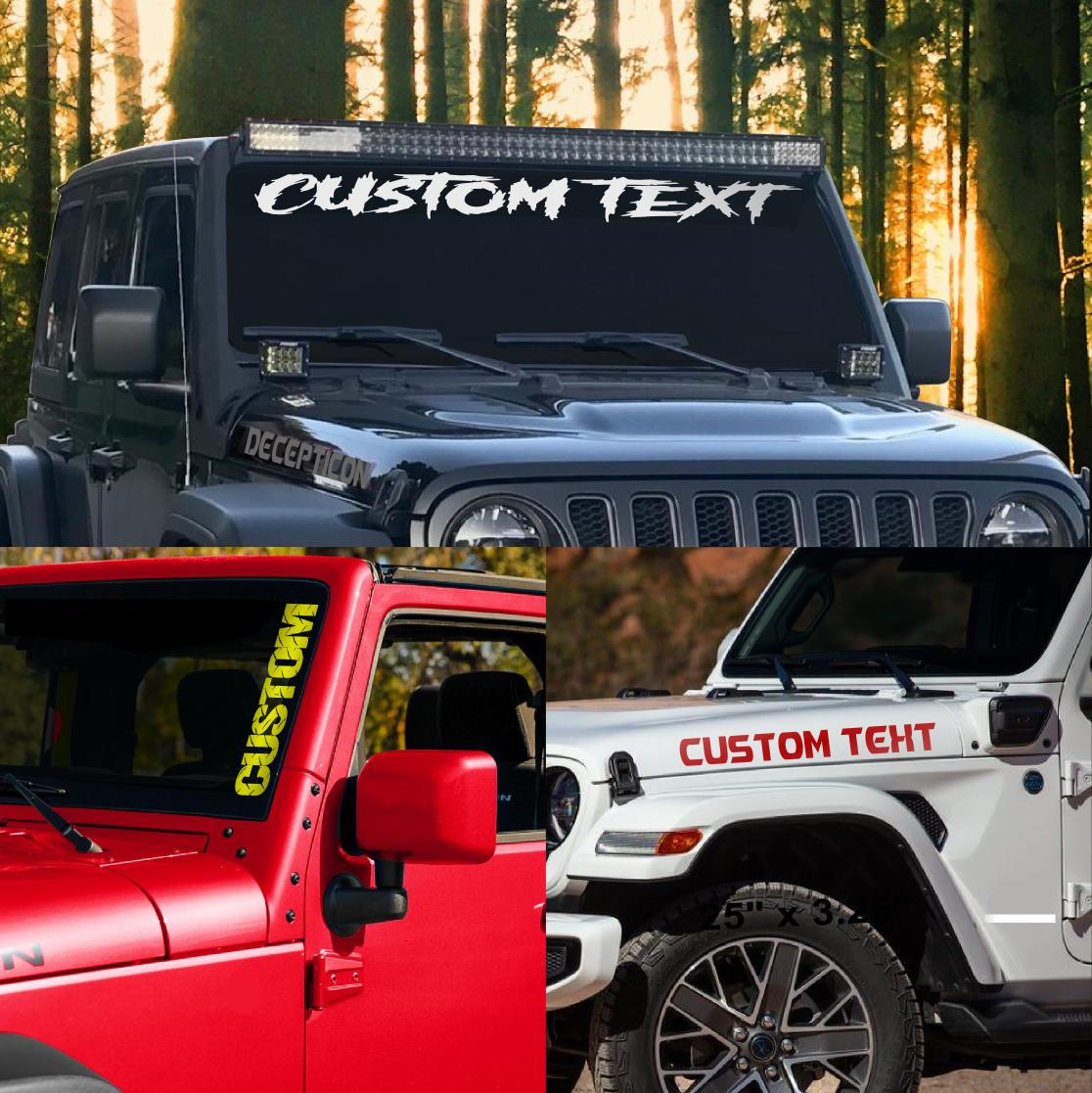 Rubicon Lettering Cut File Jeep Rubicon Lettering Font