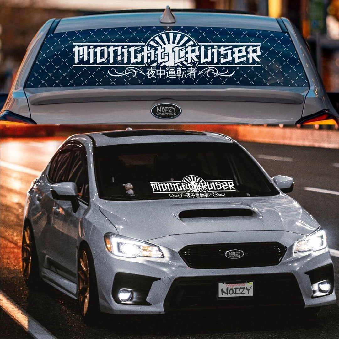 RW-66 JDM Rear Window Car Decal Windshield Sticker Banner Rocker Side ...