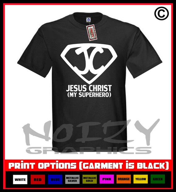 superhero shirt with jesus