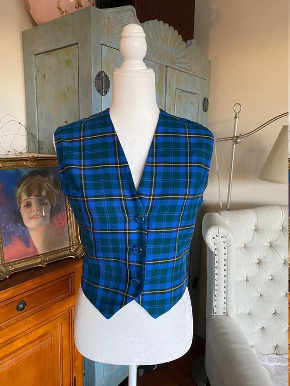 Adorable 1950s Blue Green and Yellow 