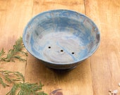 Ceramic houseplant planter, Blue ceramics, Pottery planter, Home and garden container