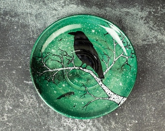 Handcrafted Ceramic Cat Bowl: Whisker Fatigue Relief, Shallow Dish, Cat Gift