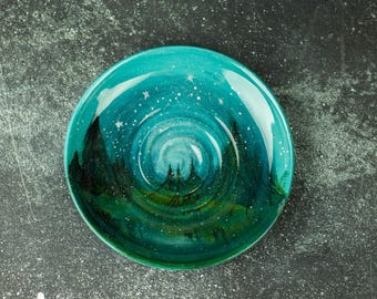 Porcelain Cat Bowl: Whisker Fatigue Relief, Shallow Dish, Cat Gift