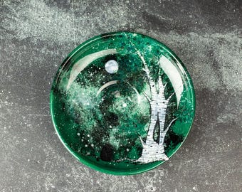 Handcrafted Ceramic Cat Bowl: Whisker Fatigue Relief, Shallow Dish, Cat Gift
