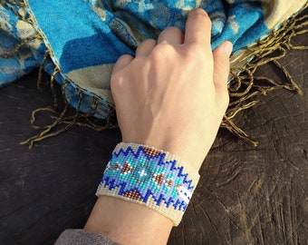 Bracciale Rigido In Pelle Con Perline Bianche: Gioielli - Foto 10