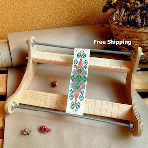 Professional Solid Wood Bead Weaving Frame, Bead Loom Wooden Frame, Loom Beading Wood Frame, Beading Tool, Bead Loom Jewelry Making Tool