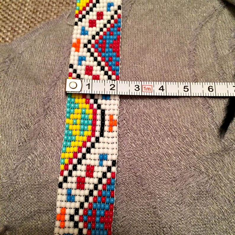 Colorful Mexican Bead Loom Bracelet Loom Bead Bracelet Etsy