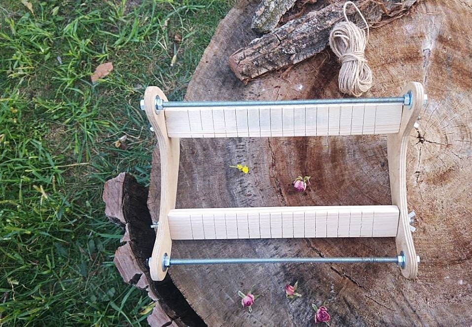 DIY Wood Weaving Beading Loom Kit for Jewelry Bracelet Handmade Knitting  Machine Wood Alloy Material Hand Tool Set J99Store