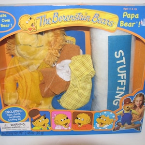 The Berenstain Bears Create Your Own Papa Bear Stuffed Animal Kit
