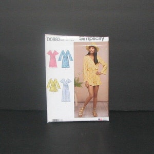 Simplicity Pattern Misses' Jumpsuit & Dress Size 14-22  (D0883)