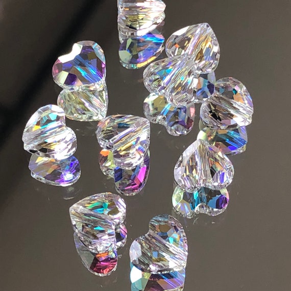 Swarovski heart hotsell beads