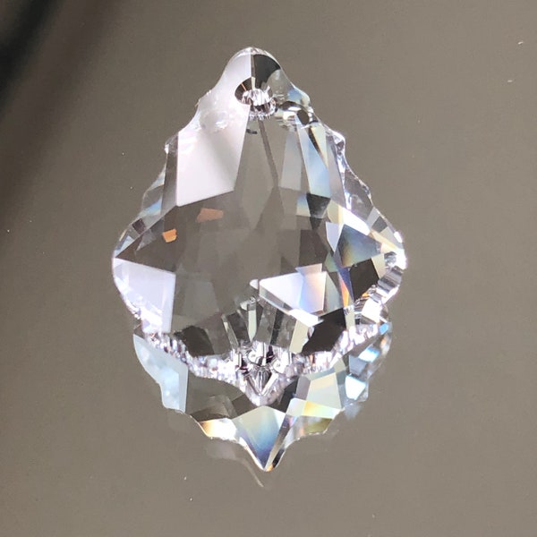 Swarovski Crystals - LIMITED SUPPLY! - 22x15mm - Baroque Pendant - Crystal Clear Prism - AWESOME Crystal Pendant - Sold Individually (#975)