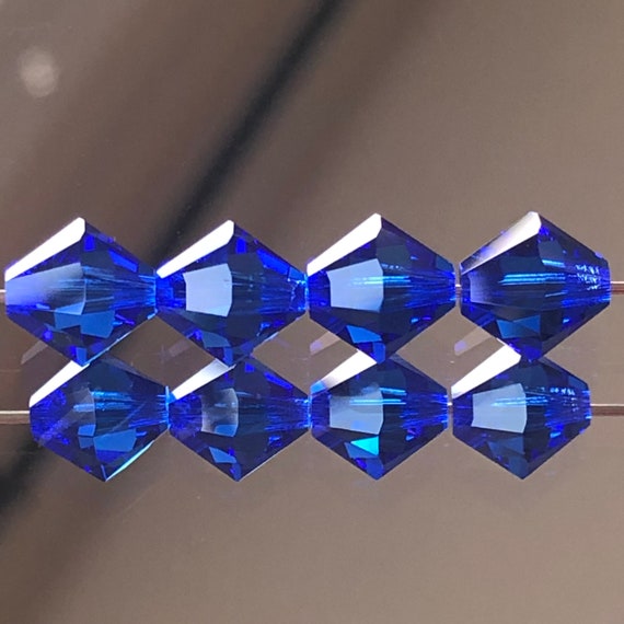 blue crystal beads
