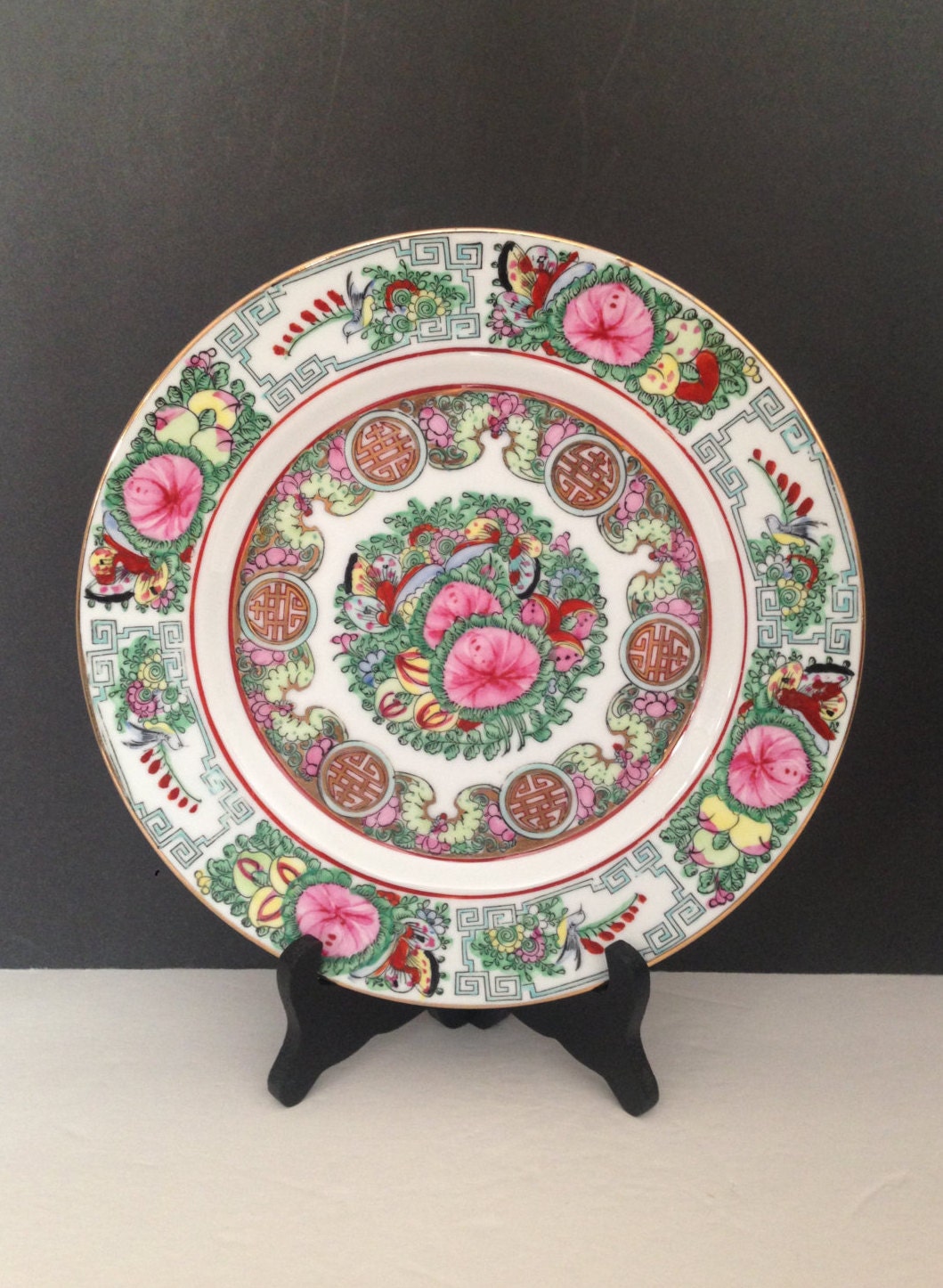 Vintage Japanese Porcelain Ware Hand Decorated In Hong Kong Etsy