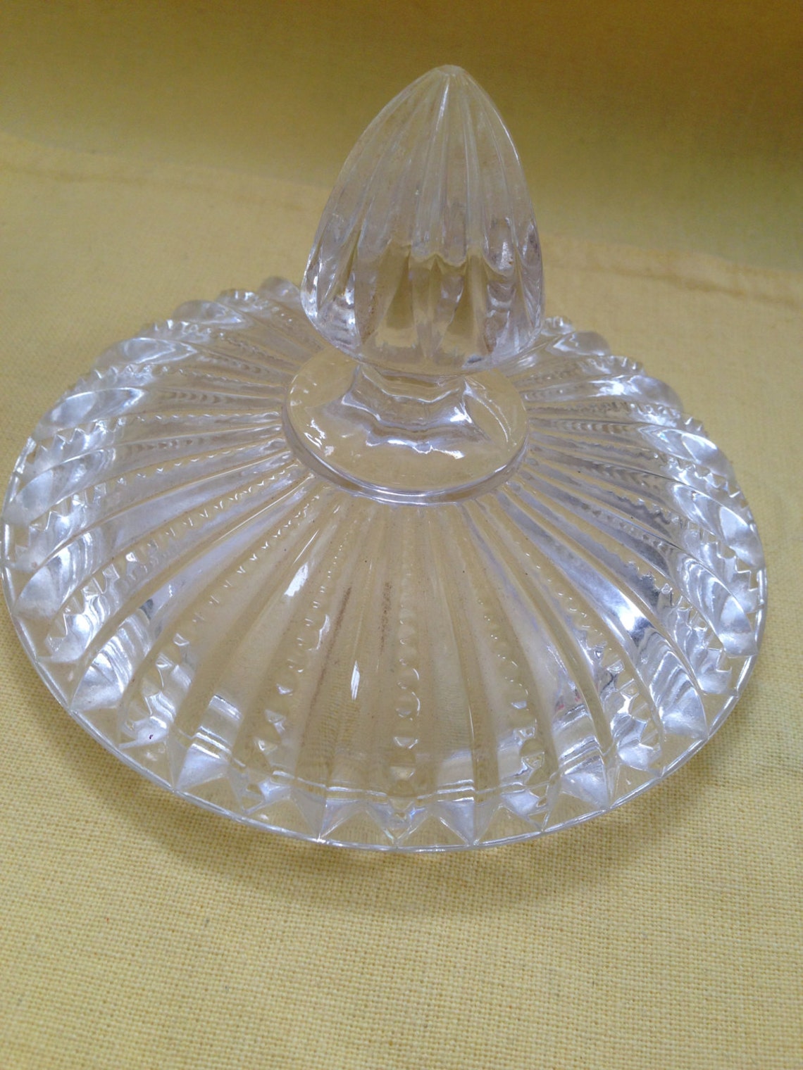 Vintage Glass Candy Bowl with Lid and Silver Plated Pedestal West Germany Etsy Italia