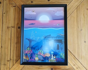 Letra A - Póster personalizado con el nombre