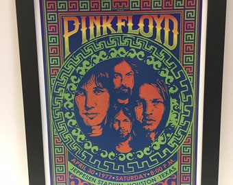 Pink Floyd Poster Etsy
