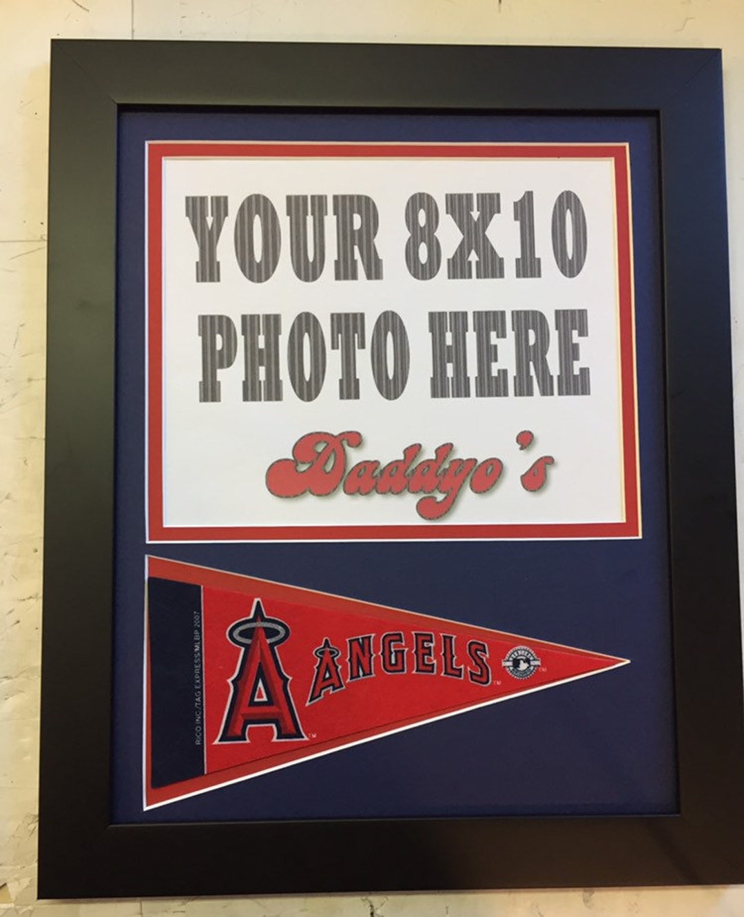 Red Angels Frame California Angels Picture Frame With Mini Pennant. Displays 8x10 ...