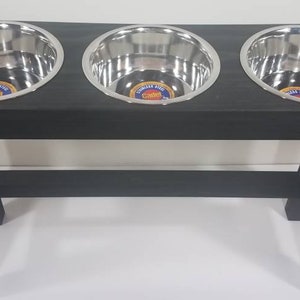 20 inch elevated dog bowls Elevated Outdoor Dog Bowl Set main image 0