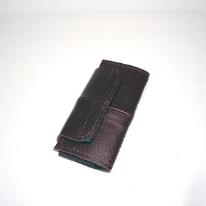Leather microSD cover,travel tag,microSD cover,SD card holder,with 18 card slot, meory card case,18 pocket,travel SD case brown
