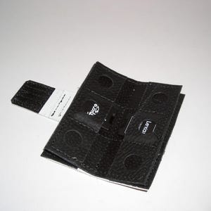Leather microSD cover,travel SD case,microSD cover,SD card holder,with 12 card slot,memory card case