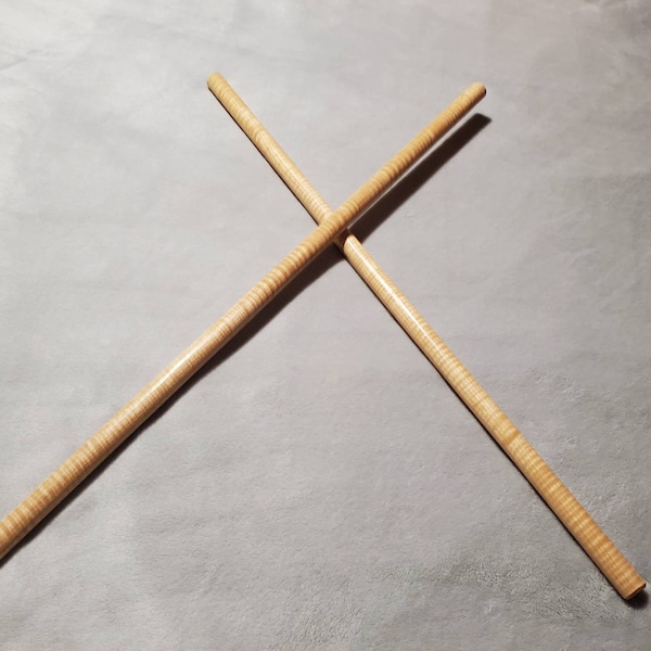 30 in. to 24 in. Escrima Kali Arnis Sticks Appalachian Hickory One Pair by: White Wolf