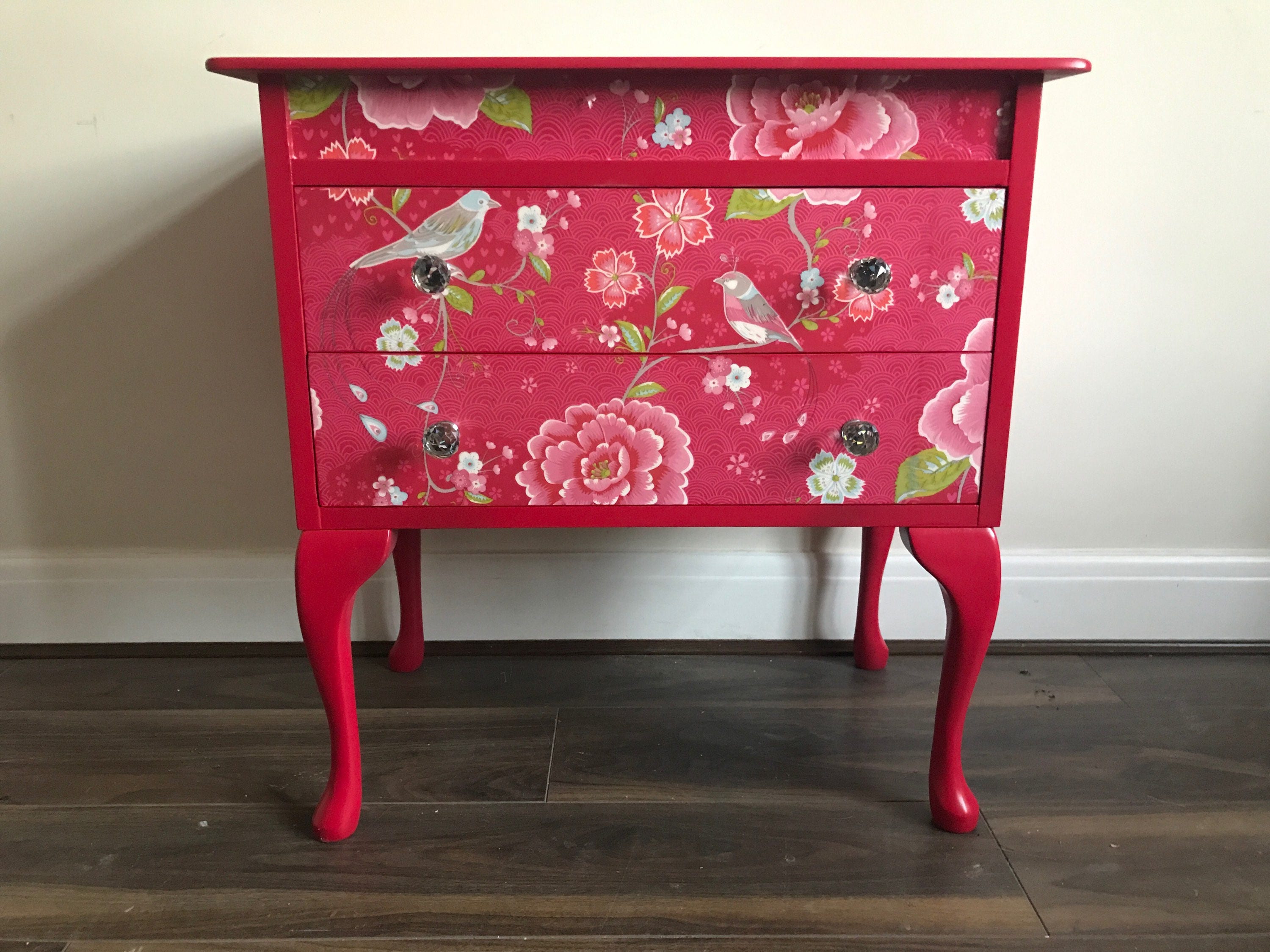 Upcycled Spraypainted Chest of Drawers Finished to Order Etsy UK