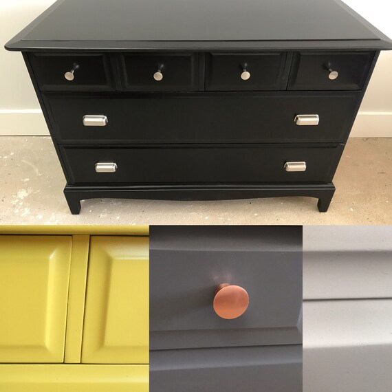 Upcycled Vintage Stag Dresser Professional Spray Painted Etsy
