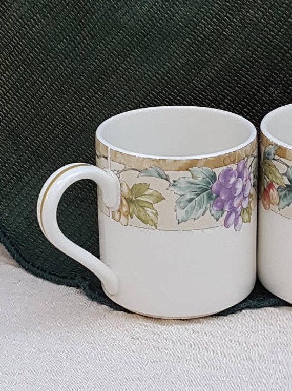 Cups Stoneware MUG, CUP NEW Noritake SONOMA GARDENS SET OF 4 Coffee Mugs