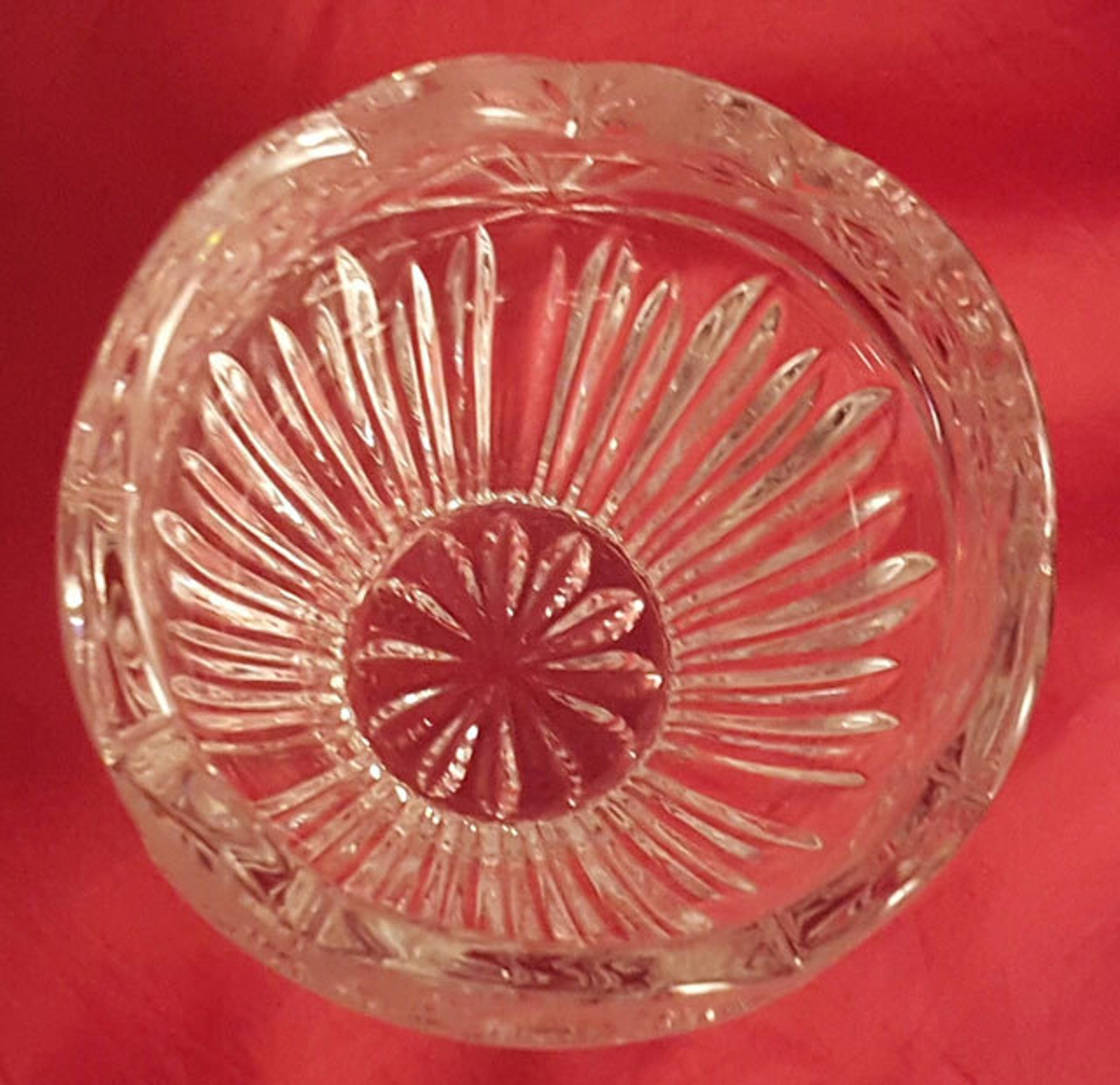 Oneida Crystal Potpourri Bowl Southern Garden Etsy