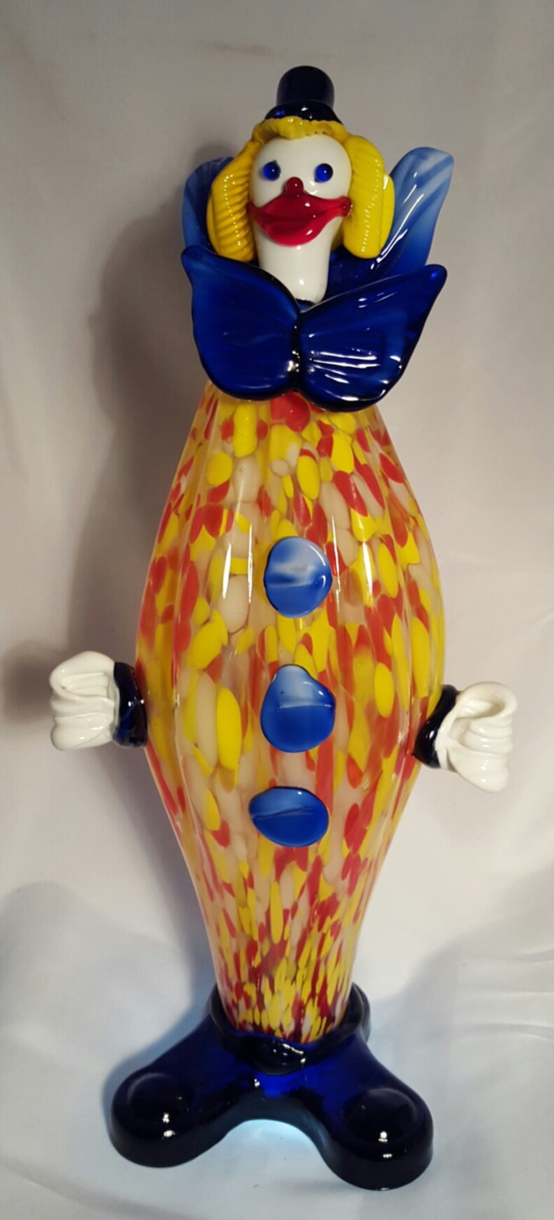 Murano Glass Clown Hand Blown Etsy