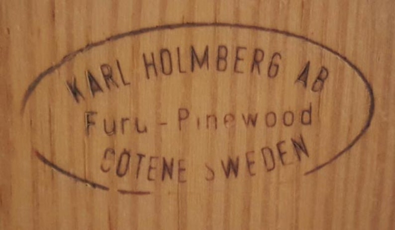 Karl Holmberg Salt Pepper Wooden Sweden