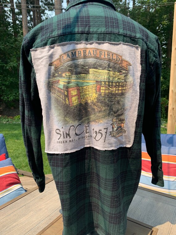 One of Kind Vintage Flannel Featuring 