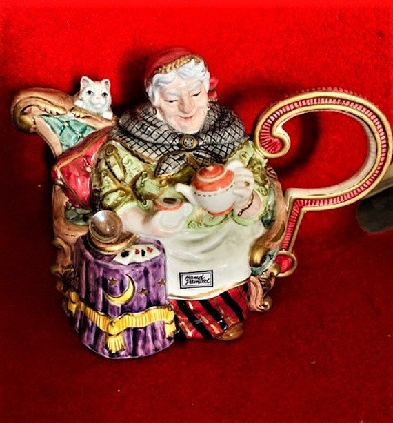 Fitz & Floyd Teapot the FORTUNE Teller Metaphysics Limited Edition