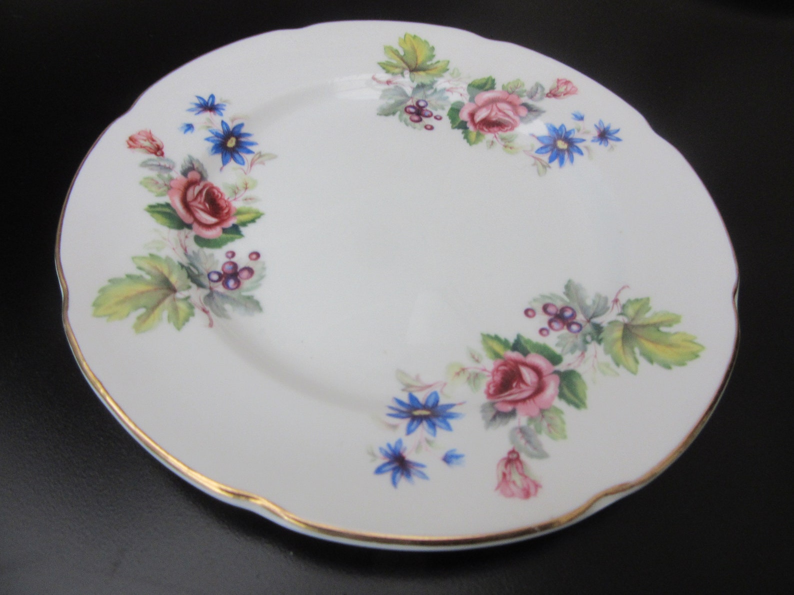 Three Royal Grafton Floral Tea Plates Etsy