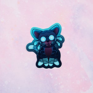 Wild Cats Vinyl Stickers / Weatherproof Kawaii Cat Sticker Pack, Great Gift for Cat Lovers and Gamers Twilight