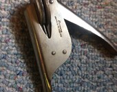 Stainless steel stamp press seal embosser circa 1972 National Surety Corp New York